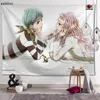 Tapeçarias personalizadas anime nana pendurado fundo de tecido de fundo revestimento casa decoração cobertor tapeçaria quarto, sala de estar decoração