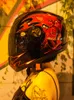 Motorradhelmets Helm Männer und Frauen Elektrisch Full Face Four Seasons Sommer Knight Head Grey Persönlichkeit4029624