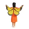 Scarves Child Kids Boys Girls Bohemian Butterfly Print Shawl Pashmina Costume Accessory Ly Design Wings Drop