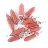 Wojiaer Natural Lapis Crystal Stone Alloy Bullet Pendant For Jewelry Making Charm Necklace Accessories Wholesale 12pcs/Lot Bn303