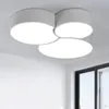 Ceiling Lights Modern Surface Mounted Lamp LED Panel White/Black For Bathroom Lighting AC110-240V Luminarias Para