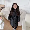 Manteau d'hiver en duvet pour enfants à double face Veste imperméable à la mode pour filles