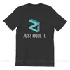 Men's T-Shirts Zil Zilliqa Blockchain Cryptocurrency Crypto Tshirt For Men Just Hodl It Soft Casual Tee T Shirt Novelty Trendy Loose