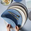 6pcs/set Round Ramie Insulation Pad Solid Placemats Linen Non Slip Table Mats Kitchen Accessories Decoration Home Pad Coaster 210706