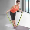 Yoga Pull Strem Belt Cottom Latex Elastic Latin Dance Stretching Band Loop Yoga Pilates Gym Fitness Exercise Resistance Bands H1026
