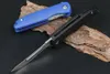 Многофункциональный резьбовой нож 440C атласная лезвие ABS ручка шарикоподшипника Flipper складные ножи EDC инструмент