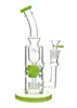 Vintage Pulsar Recycler Glass Bong Water HOOKAH Pipes Dab Rig Smoking Oil Burner With Bowl può mettere il logo del cliente