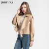 18 Colours Women's Genuine Leather Jacket Fashion Many Colors Leather Bomber Coat Lady Sheepskin Outerwear S7547 210909