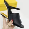 I più nuovi designer di lusso estivi 2022 Pantofole Sandali con tacco alto Design in vera pelle Altezza tacco 8,5 cm 8 colori Alta qualità e aspetto