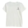 Summer Solid T-Shirt Girls Fashion Sexy Bird Shiny Diamonds Stretch Satin Women Tops Short Sleeve Loose Tees T12824A 210421