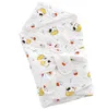 O mais recente cobertor de 90x90cm, material de fios de algodão, Baby Swaddling Quilt, muitos estilos para escolher, suporte de suporte LLD10880