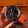 Soki Men Watches 2018 роскошный бренд кожаный кварцевый часы мода спортивный мужской наручные часы Reloj Hombre часы мужской Relogio Masculino G1022