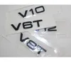 LETRAS PRINCIPAIS BLUS BLACK V6 T V 8T V 10 W 12 Badges Fender emblemas emblemas para Audi A4 A4 A6 A7 A8 S3 S4 R8 RSQ5 Q5 V6T V8T V10 W12315O