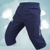 Shorts longs hommes conseil séchage rapide poches zippées élasthanne Bermuda mâle mince léger extensible élastique hommes été 210714