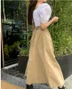 Mode zomer vrouwen elegante bladerdeeg korte mouw blouses + split type lace-up onregelmatigheid culotte twee stuk set chique vrouwelijke pak x0428