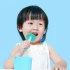 7-я детская силиконовая зубная щетка 2 цвета, чтобы выбрать защитные десны носить высокий - S
