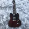 Продвижение Angus Young Dark Wine Red SG Электрогитара фирм