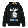 Spaceship Children's Hoodie Astronaut Boys Space Cartoon Filme Casual Moda Top Harajuku Divertimento Diversão 4T-14T 211111