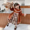 Kids Spanish Royal Dresses for Baby Girls Spain Vintage Lolita Ball Gown Children Boutique Clothes infant Birthday Vestidos 210615