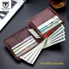Wallets Men Genuine Leather Short Wallet 2021 Simple RFID Small Mini Card Holder Portefeuille Cartera Purse Bolso