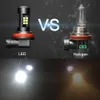 2 pièces H8 H11 Led HB4 9006 HB3 9005 antibrouillard ampoule 3030SMD 1200LM 6000K blanc voiture conduite lampe de course Auto Led lumière 12V 24V