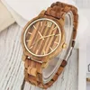 Wristwatches Exquisite Handmade Drewniane Zegarek Praktyczne Ultra-Lekkie Naturalne Wood Wood Zegarki Prestiżowy Zegar Relogios Masculino