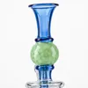 2021 Unique Hookahs Glass Bong Straight Perc Oil Dab Rigs 14mm Female Joint Heady Bongs Ball Shape Water Pipes N Holes Percolator With Bowl XL-2091