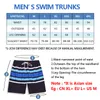 Escatch New Men's Beach Shorts Summer Surf Trunks Plus Size XXXL Drawstring Swimwear For Male ESX05 Homme Swimsuit Bathing Wear