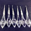 6 pc / lot 10 cm Akrylowy Sopel Ślubny Wiszące Drop Christmas Ornament Akcesoria Transparent Diamond 211015
