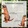 Cosplay vuxna barn uppblåsbar dinosaurie t rex kostym kvinnor män flickor pojkar dino cosplay kostymer för anime halloween karneval party tyg q