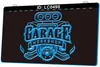 LC0498 Garage Workshop Car Light Sign Incisione 3D