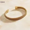 Sommar Fashion Design Gold Vermeil Freundin Armband Armreif Retro Mesh Hochzeit Armband Zubehör Q0719