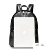 Sac à dos pour ordinateur portable en cuir PU hommes sacs d'école pour adolescents grande capacité étanche voyage fermeture éclair Mochila