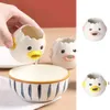 NEWCute Poulet En Céramique Oeuf Blanc Séparateur Créatif Jaune D'oeuf Diviseurs De Protéines Filtre Outils De Cuisson Cuisine Accessoires RRB12619