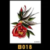 Vielfalt einzigartige Designs Blumen Einweg Körper Batterfly wasserdicht temporäre Tattoo Aufkleber einmalige Tatuajes M-B
