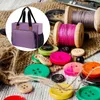 Storage Bags Portable Knitting Bag Yarn Tote For Wool Crochet Hooks Needles Sewing Supplies Set Diy Household Classy