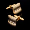Cufflinks de ouro Jóias Camisa Cufflink para Mens Marca Moda Moda Link Noivo Noivo Botão Cuff Links AE590492000125
