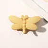 Fashion Simple Dragonfly Hairpin Hair Claw Clamps Söt Barrette Crab Buckle Bath Ponytail Holder Barrettes för Kvinnor Tjej Huvudbonader