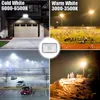 미국 주식 LED 홍수 빛 투광 조명, 보안 조명, IP66 방수 야외, 6500K 차가운 따뜻한 흰색 마당, 정원, 놀이터, 농구 코트