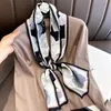 100% Pure Scarf Shawl Foulard Women Natural Silk Scarves Wraps Pashmina Hijab 2021 Luxury Brand Beach Cover-ups Bandana