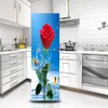 Muurstickers 3D Koelkast Home Art Deur Cover Wallpaper Sticker Koelkast Wrap Vriezer Huid Decor Keukenaccessoires