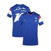 Le t-shirt de Formule 1 Racing Alpine Team Rider Alonso Numéro Imprimé F1 T-shirts Veste de loisirs avec T-shirts à manches courtes