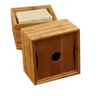 Nouveau porte-savon en bambou naturel boîte à savon en bambou porte-plateau de rangement porte-savon plaque boîte conteneur pour bain douche salle de bain livraison rapide mer