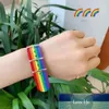 Nepal Rainbow Lesbians Gays Bisexuals Transgender Bracelets for Women Girls Pride Woven Braided Men Couple Friendship Jewelry