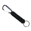 Portachiavi da esterno Anello da campeggio Moschettone Paracord Corda da campeggio Kit di sopravvivenza da campeggio Strumenti apribottiglie con nodo di emergenza