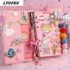 Bullet Lined Journal Sketchbook Pocket Planner Girls Дневник Милые блокноты Канцтовары Ноутбуки Журналы Школьные Канцелярские товары 210611