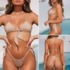 Peachtan Sexy halter bikinis 2019 mujer High cut swimsuit women bathing suit biquini Push up swimwear bathers Summer new micro X0522