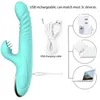 [USCA 창고] Amazon Hot-Selling 시뮬레이션 페니스 토끼 진동기 여성 Masturbator 큰 성인 에로틱 섹스 제품 G Spot Anal Vibrating Dildo 여성용