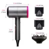 Winter Hair Dryer Negative Lonic Hammer Blower Electric Professional Hot &Cold Wind Hairdryer Temperature Hair Care Blowdryer