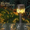 태양 광 GRDEN 램프 중공 프로젝션 잔디 조명 야외 마당 통로 장식 장식 효과 조명